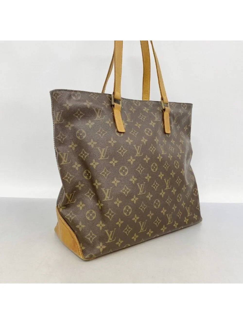 Louis Vuitton Tote Monogram Cabas Mezzo Brown